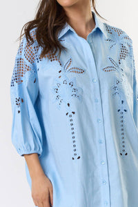 Blue Jay Shirt Dress