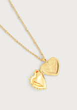 Heart Large Locket Necklace