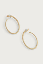 Serpent Hoop Earrings