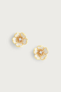 Wildflower Enameled Stud Earrings