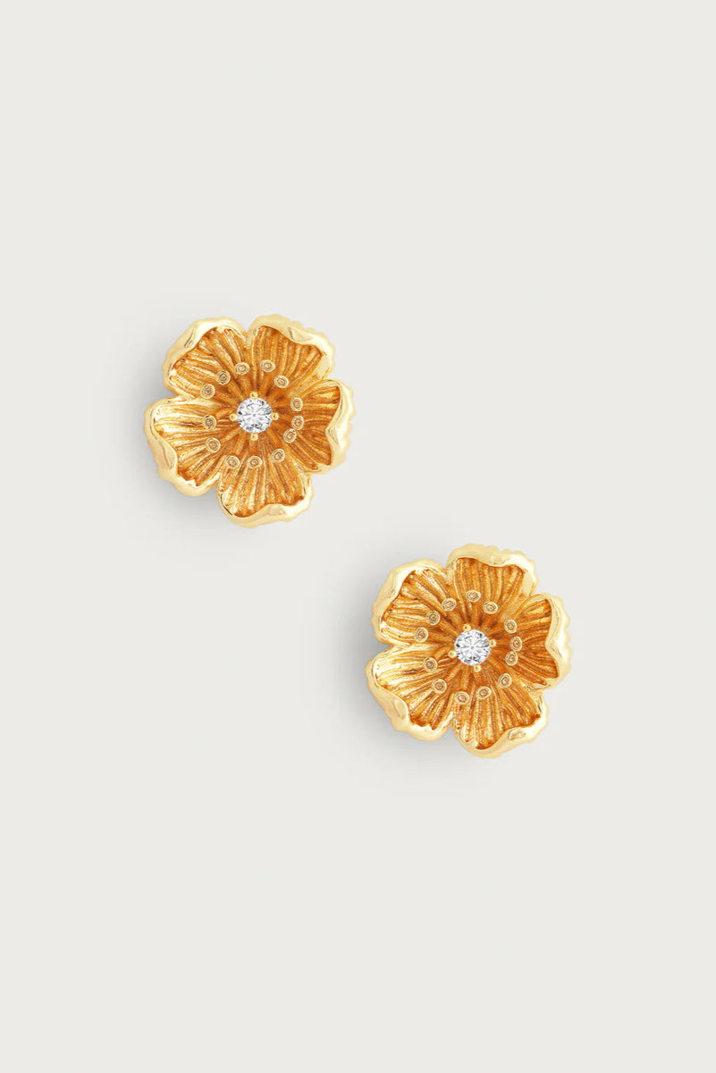 Wildflowers Gold Stud