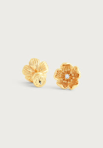 Wildflowers Gold Stud