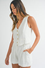 California Coast Linen Vest