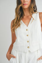 California Coast Linen Vest