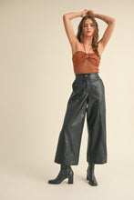 Jett Leather Wide Leg