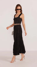 Celia Lurex Stripe Midi