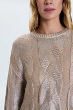 cable knit pistola sweater top