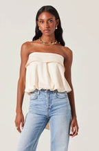 Khloe Strapless Bow Back Top