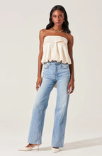 Khloe Strapless Bow Back Top