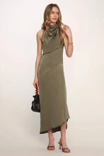 sleeveless sage green midi dress heartloom