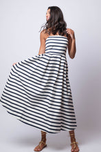 midi striped dress