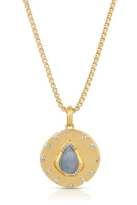 Luster Medallion Necklace