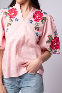 Botanic Embroidered Blouse