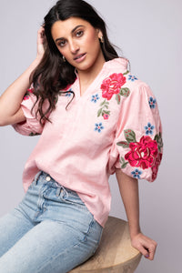 Botanic Embroidered Blouse