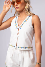 Elini Embroidered Top