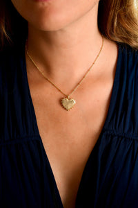 Heart Large Locket Necklace