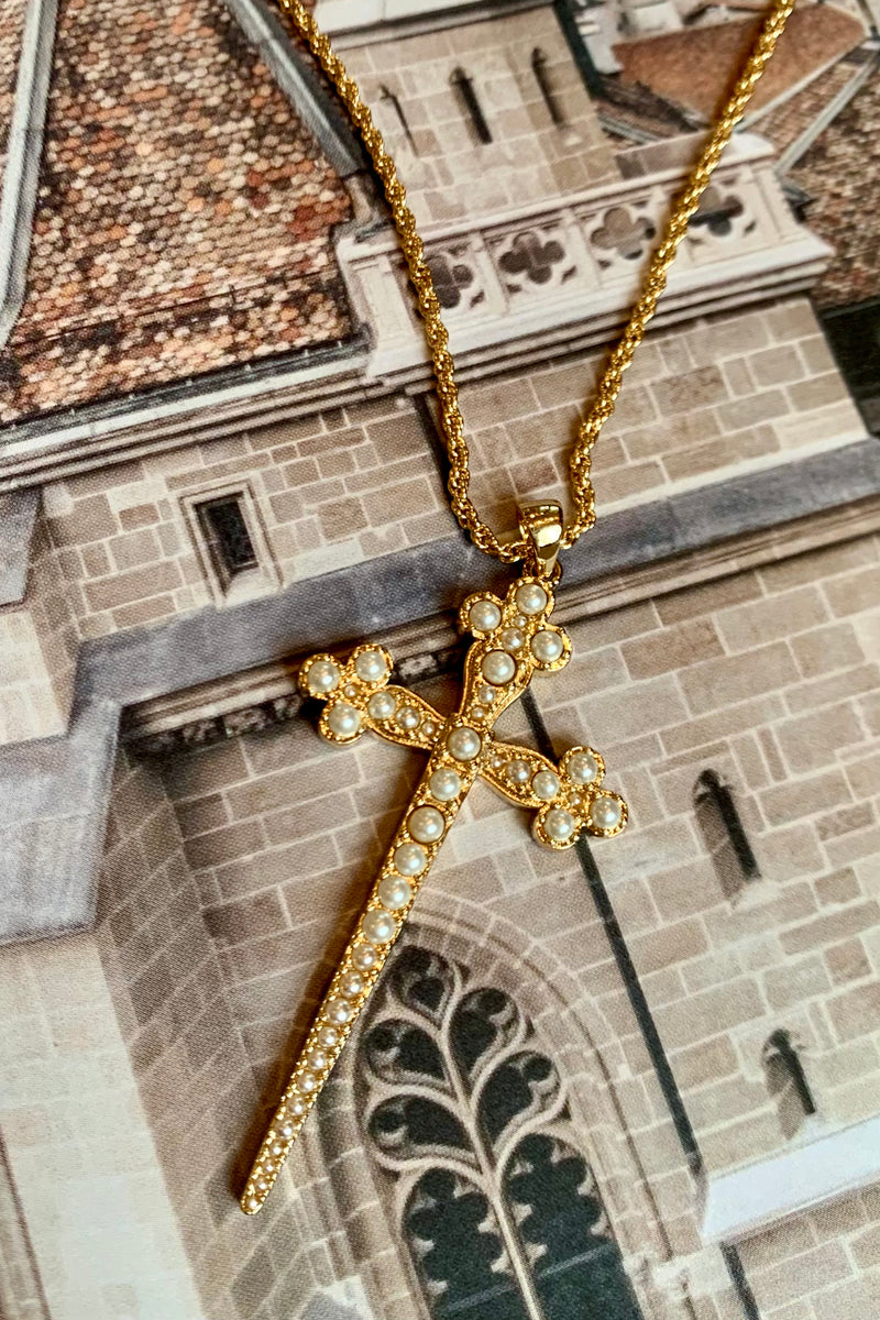 Athena Cross Necklace