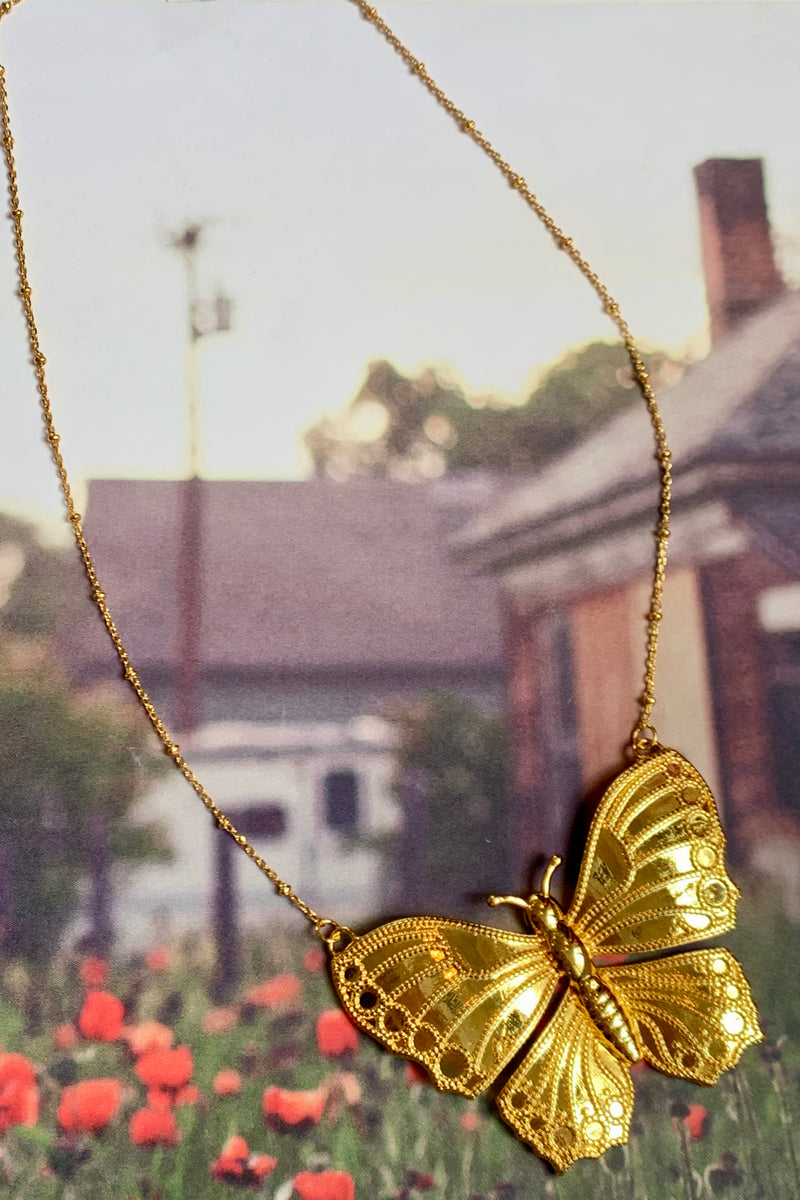 Haines Butterfly Necklace