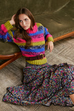 allison new york York striped multicolor  knit sweater