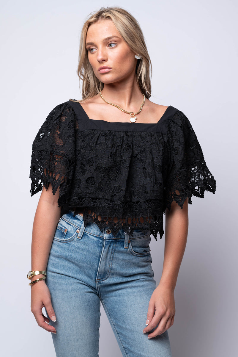 Cordelia Crochet Top