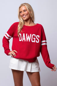 Dawgs Knit Sweater - White Stripe