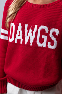 Dawgs Knit Sweater - White Stripe