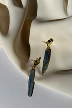 Blue Kyanite Long Earrings