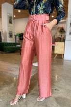 women's pants rust wide leg