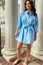 Blue Jay Shirt Dress