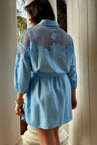 Blue Jay Shirt Dress