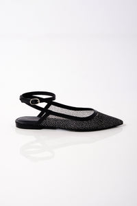 Sheer Glitter Jules Flats