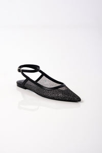 Sheer Glitter Jules Flats