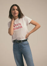 graphic slogan tee favorite daughter 