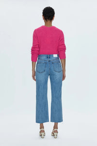 Cassie Crop Super High Rise Straight