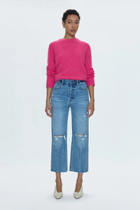 Cassie Crop Super High Rise Straight