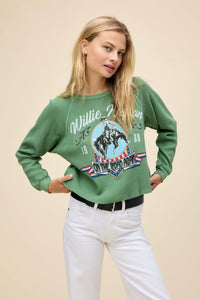 Willie Nelson 1980 Cowboy Raglan Thermal