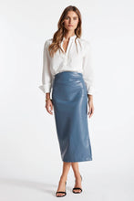 bishop and young powder blue pencil skirt 