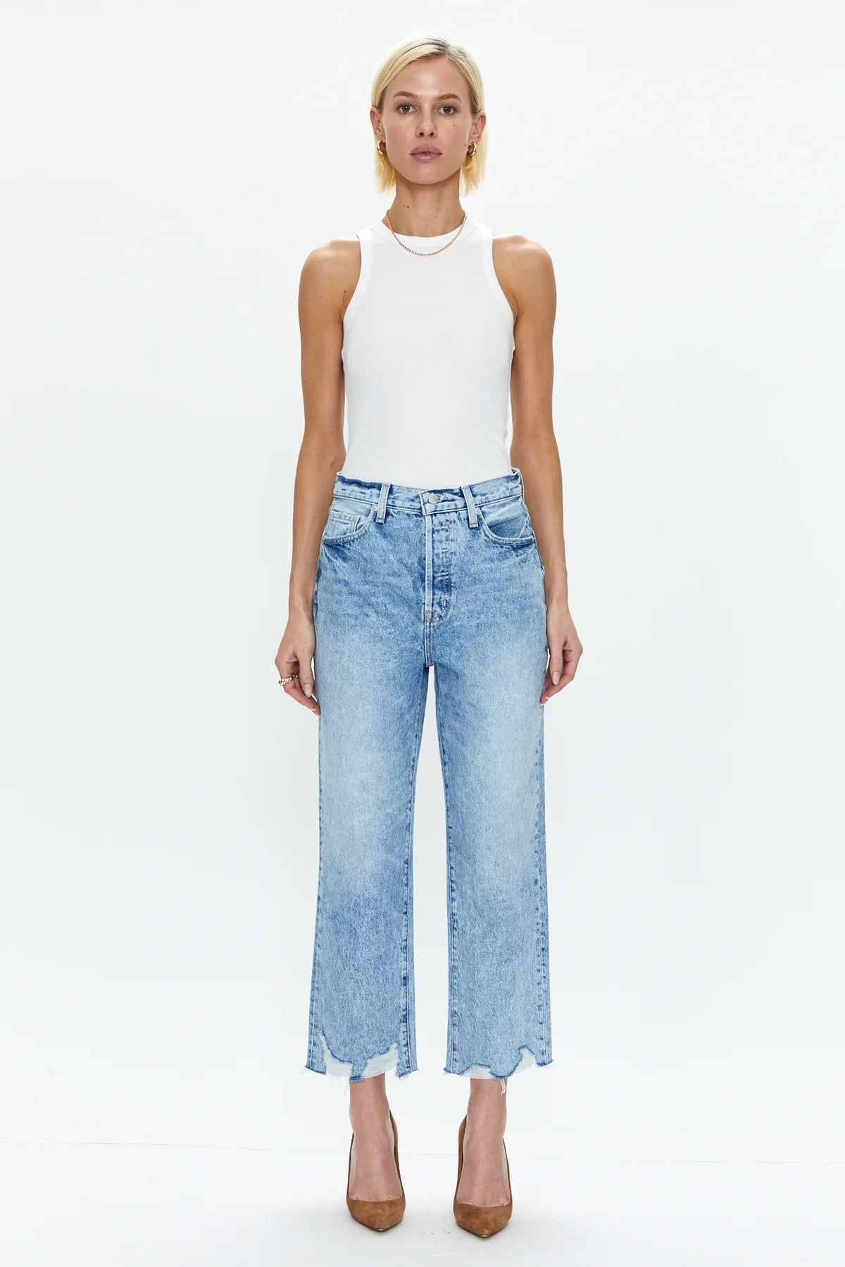 Cassie Super High Rise Straight Crop