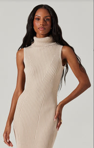 rib knit sweater dress astr the label