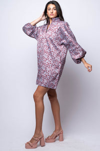 Betsy Collar Jacquard Dress