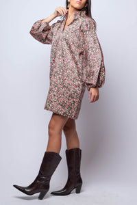 Betsy Collar Jacquard Dress