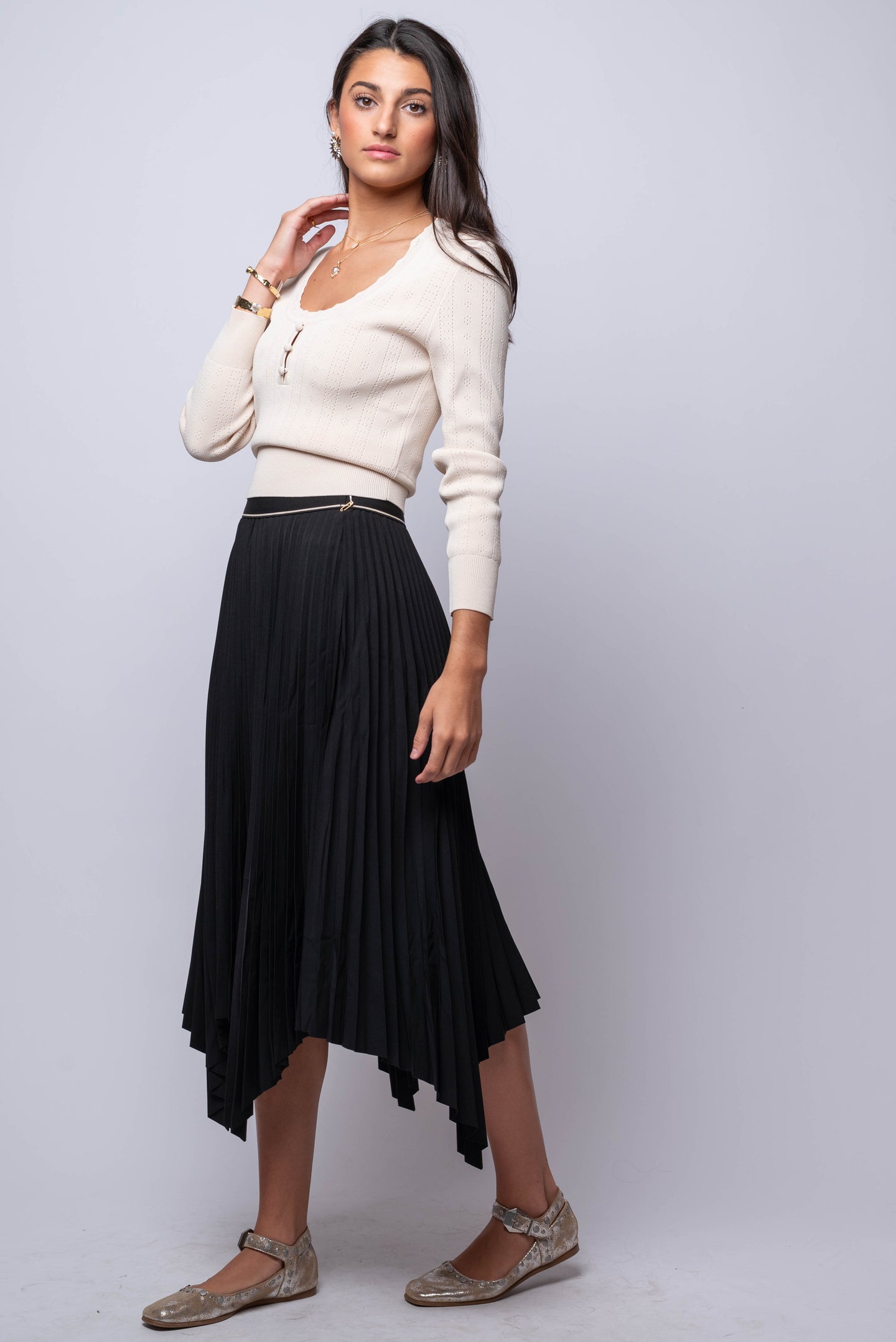 Morgan Pleat Skirt