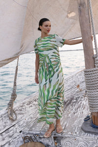 green oliphant maxi dress