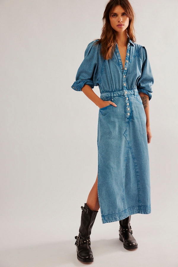 Mad Love Denim Midi