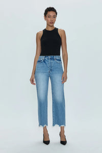 Cassie Crop Super High Rise Straight