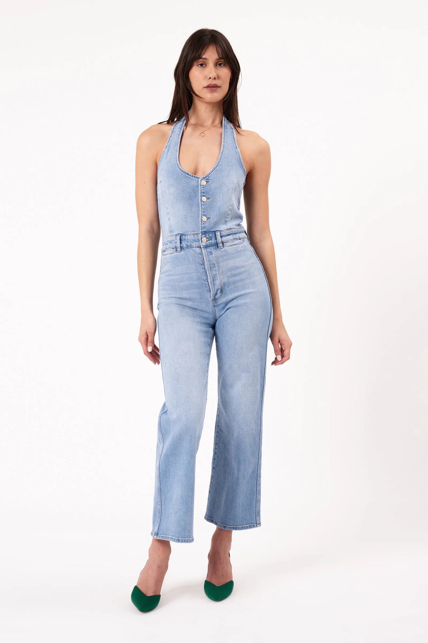 Halter Jumpsuit Ranch