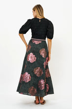 Pink flower detail maxi skirt oliphant