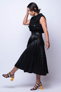 Pelia Pleated Midi