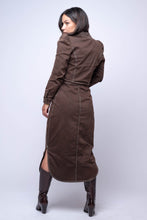 dark brown love the label denim skirt