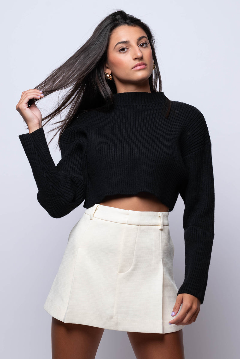 Coastline Cropped Sweater